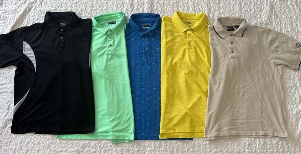 PGA Tour Polo Shirt Size XL Multicolor Lot